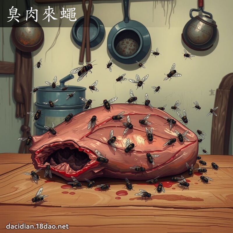 臭肉來蠅 - 國語大辭典配圖