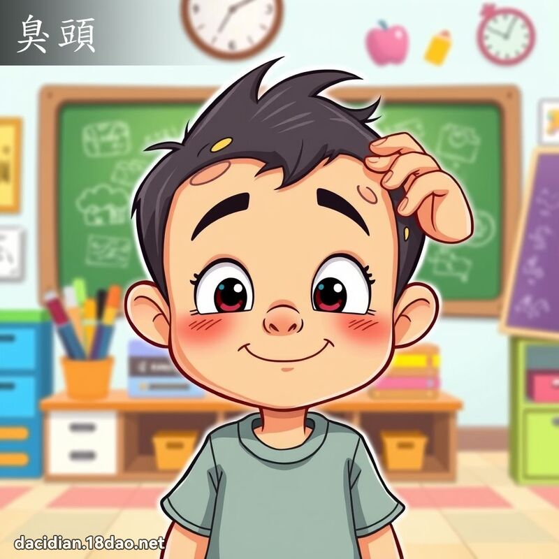 臭頭 - 國語大辭典配圖
