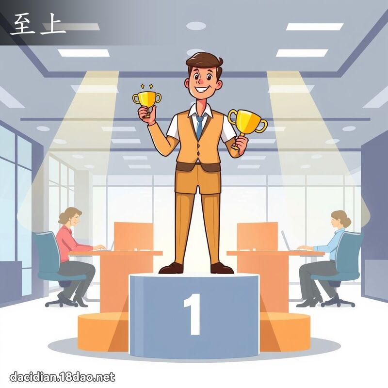 至上 - 国语大辞典配图