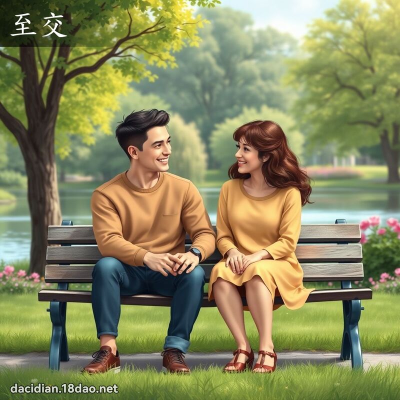 至交 - 国语大辞典配图