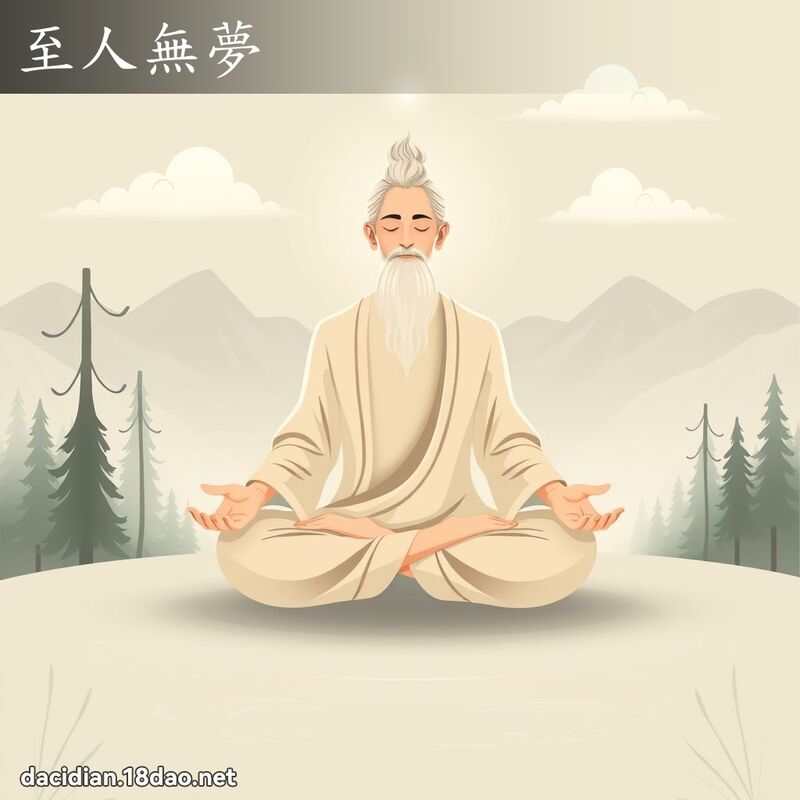 至人无梦 - 国语大辞典配图