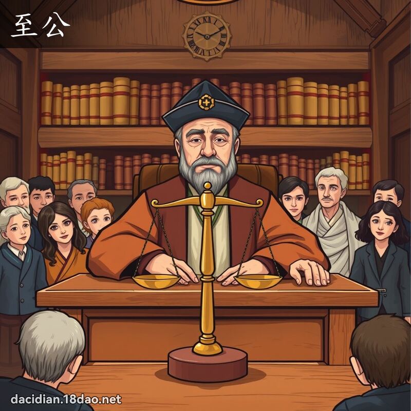 至公 - 國語大辭典配圖