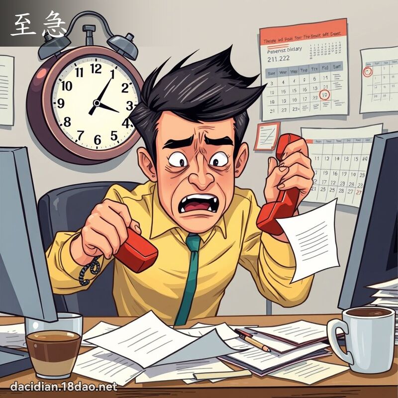 至急 - 國語大辭典配圖