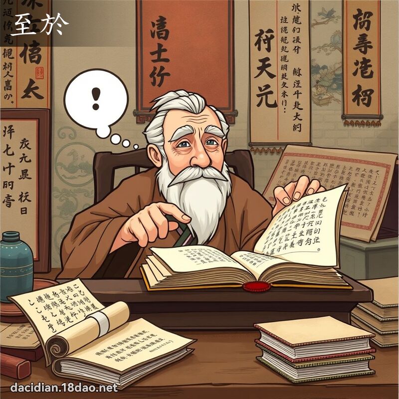 至於 - 国语大辞典配图