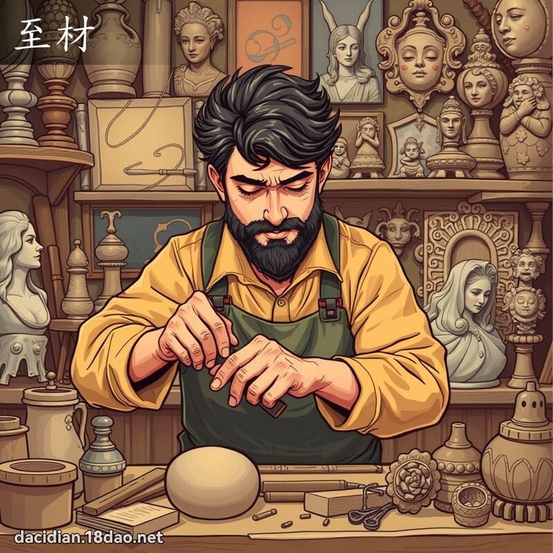 至材 - 國語大辭典配圖
