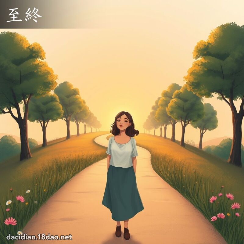 至終 - 國語大辭典配圖