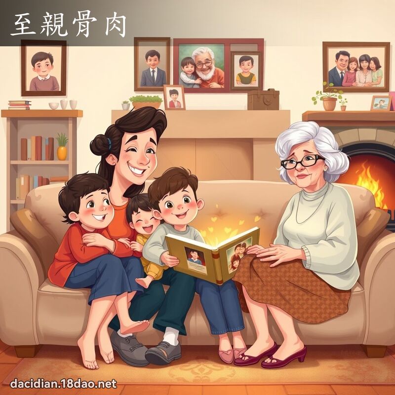 至親骨肉 - 國語大辭典配圖