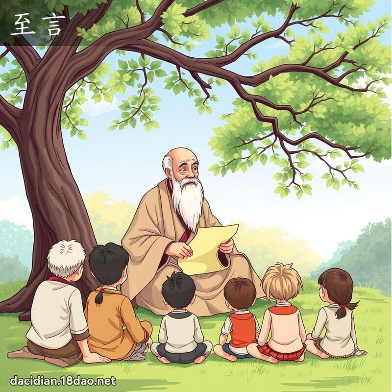 至言 - 國語大辭典配圖