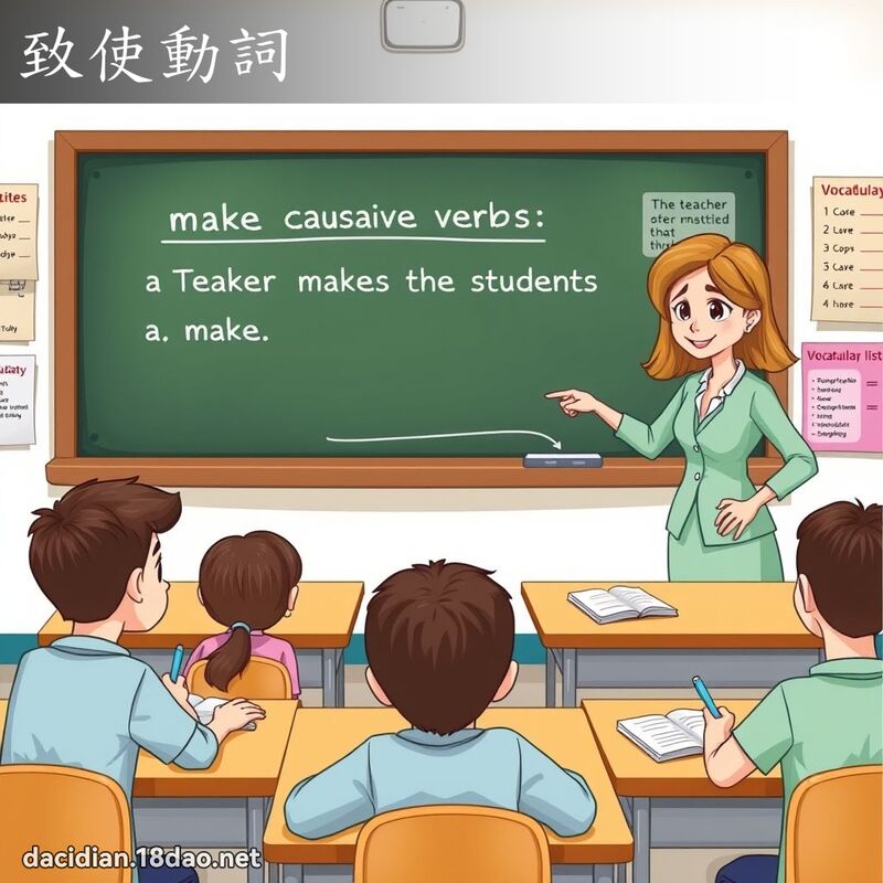 致使動詞 - 國語大辭典配圖