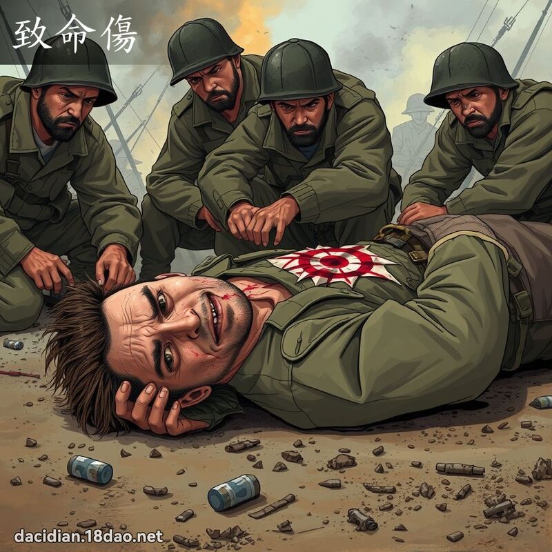 致命傷 - 國語大辭典配圖
