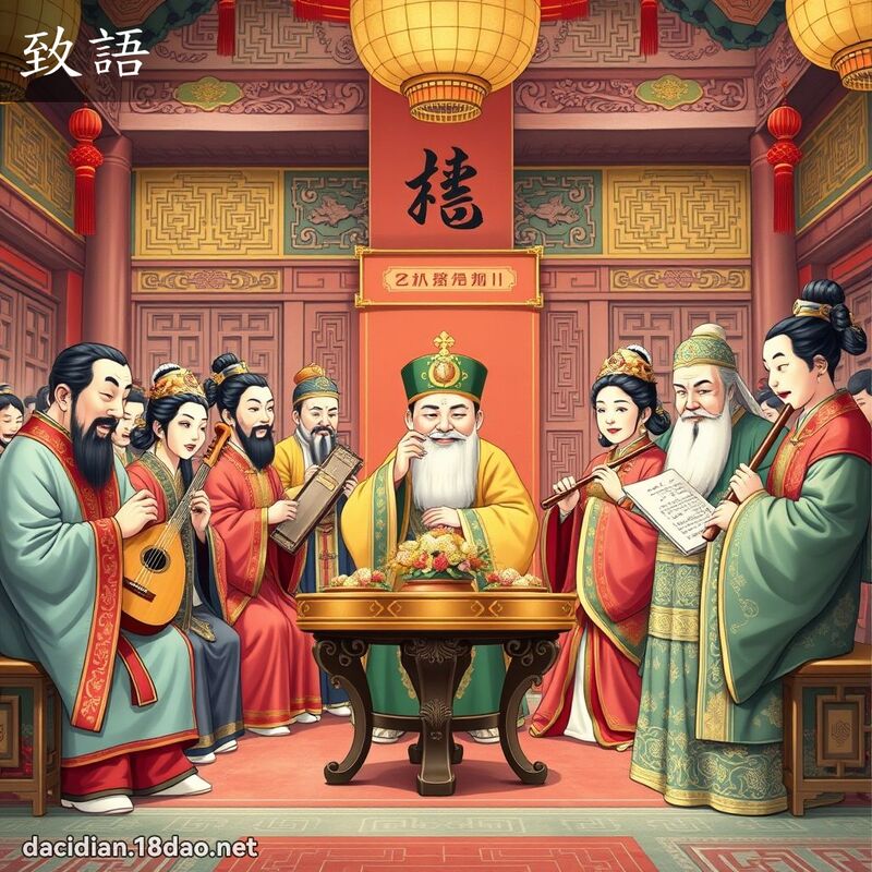 致語 - 國語大辭典配圖