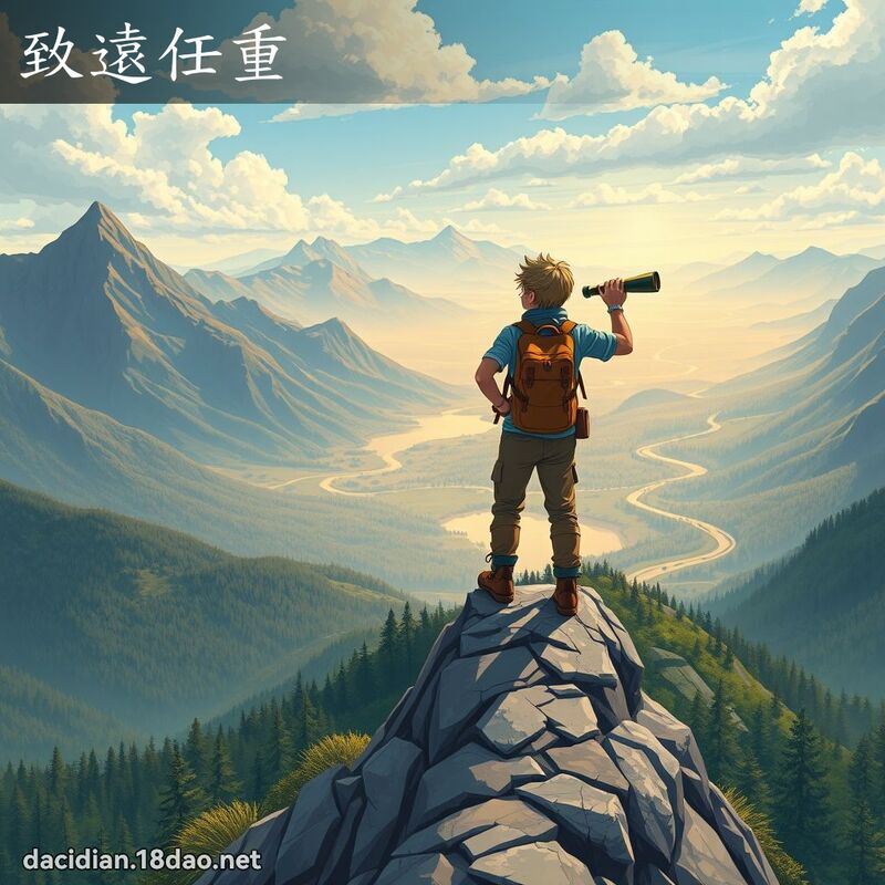 致遠任重 - 國語大辭典配圖