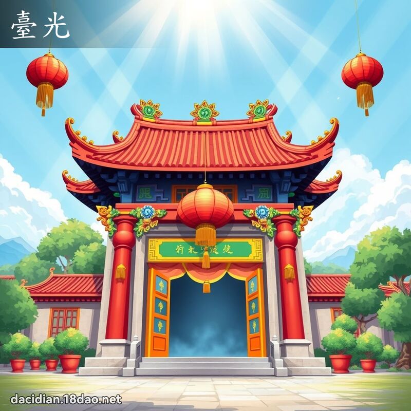 台光 - 国语大辞典配图