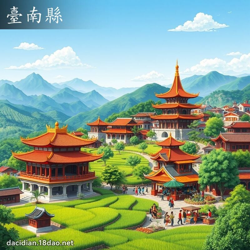 台南县 - 国语大辞典配图