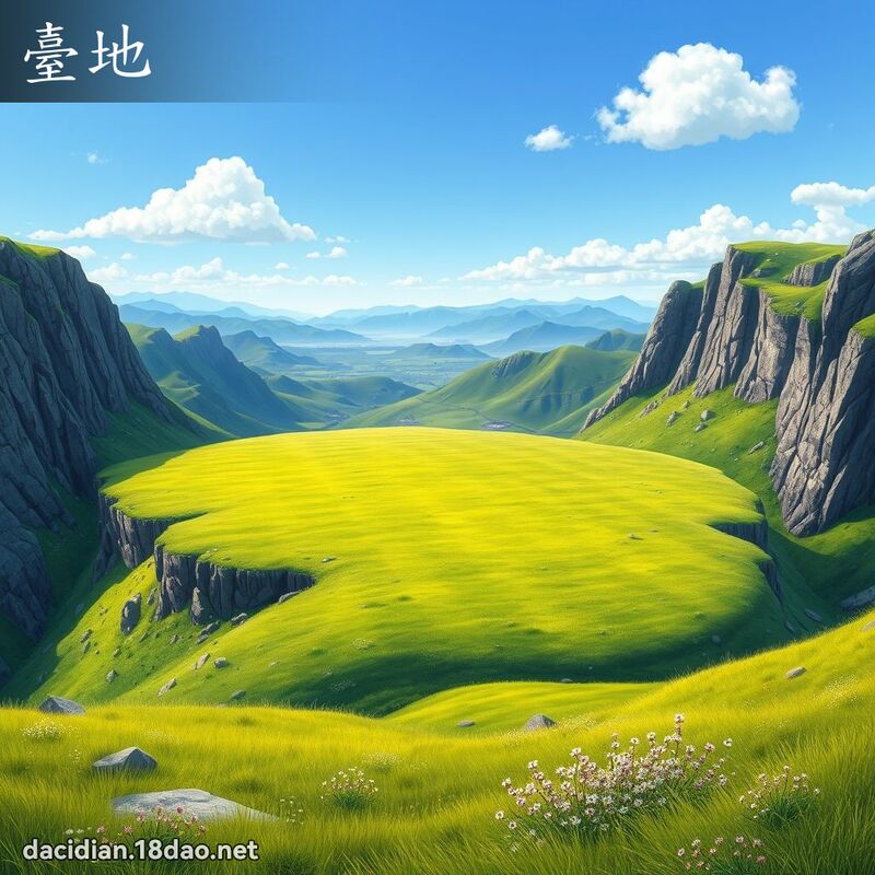 台地 - 国语大辞典配图