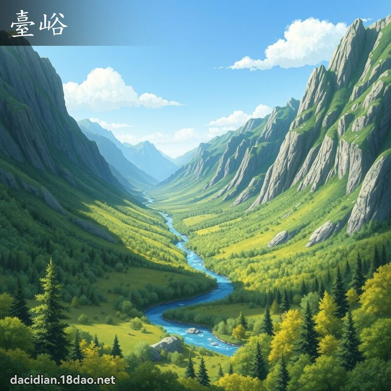 臺峪 - 國語大辭典配圖