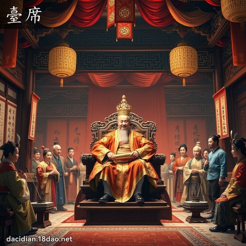 台席 - 国语大辞典配图