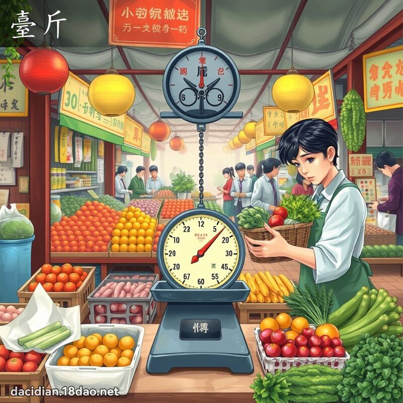 台斤 - 国语大辞典配图