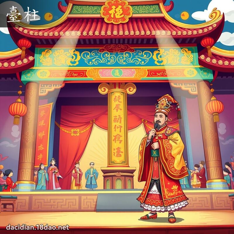 台柱 - 国语大辞典配图