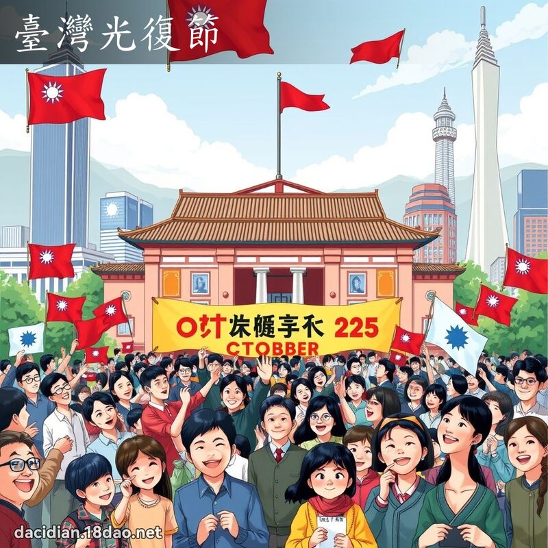 臺灣光復節 - 國語大辭典配圖