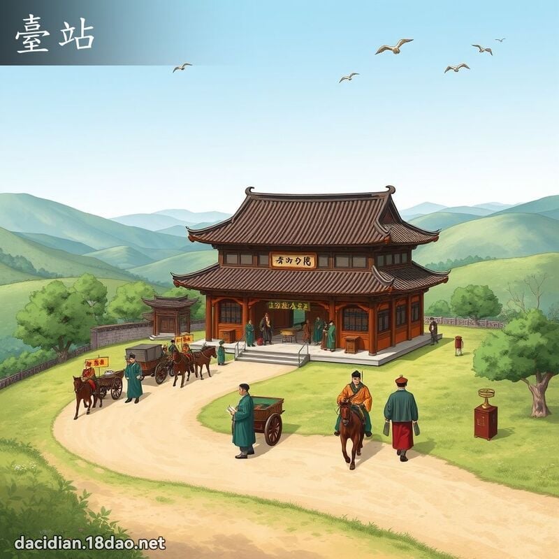 台站 - 国语大辞典配图