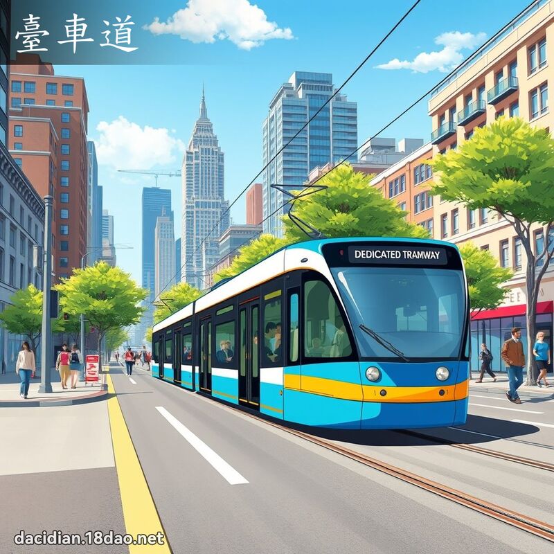 臺車道 - 國語大辭典配圖