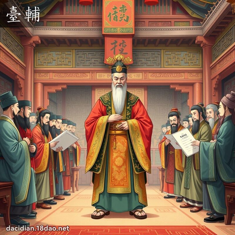 臺輔 - 國語大辭典配圖