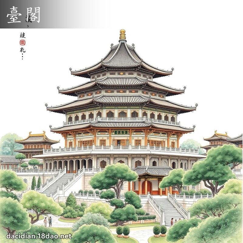 臺閣 - 國語大辭典配圖