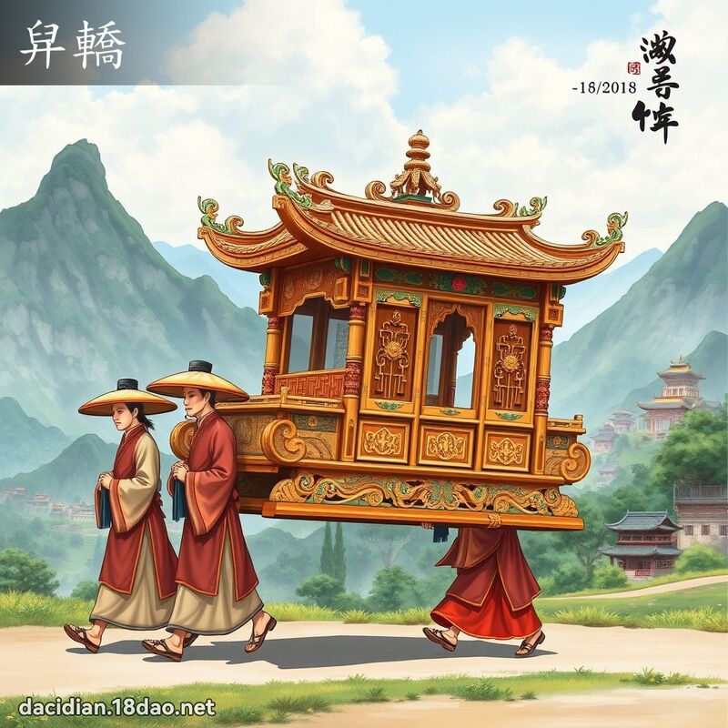 舁轿 - 国语大辞典配图