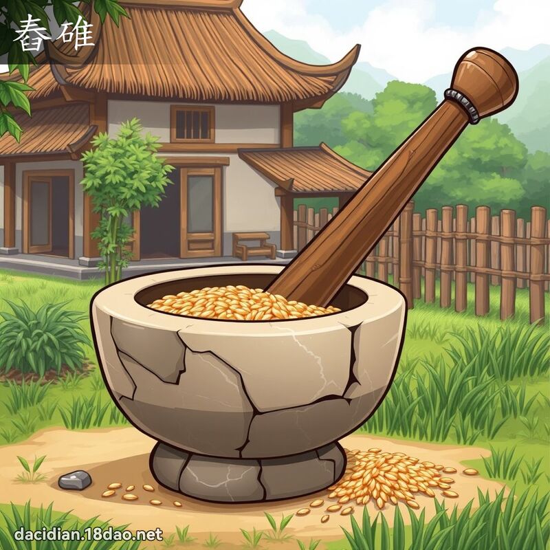 舂碓 - 國語大辭典配圖
