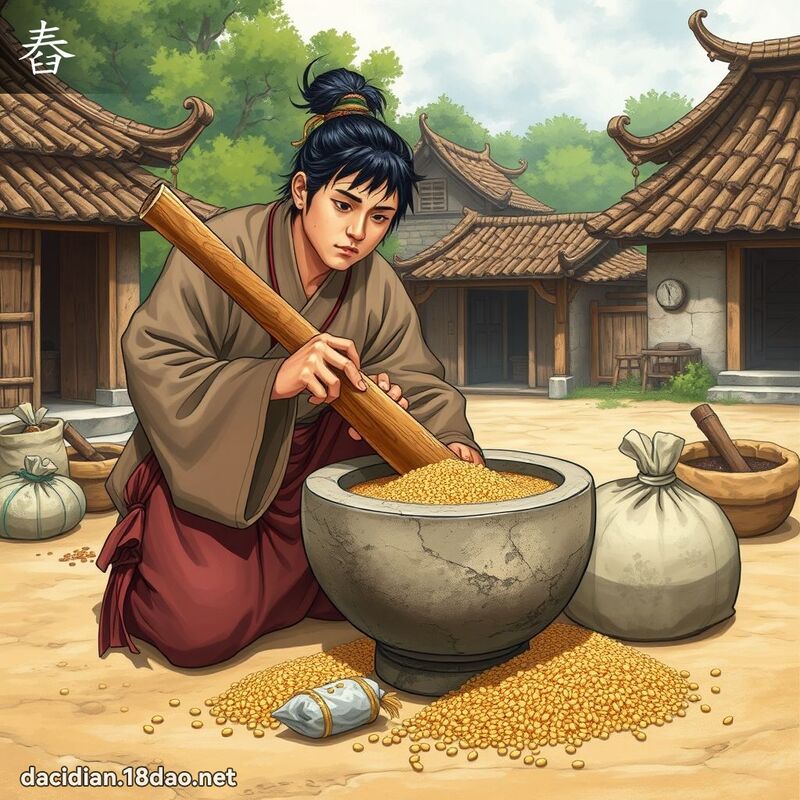 舂 - 國語大辭典配圖