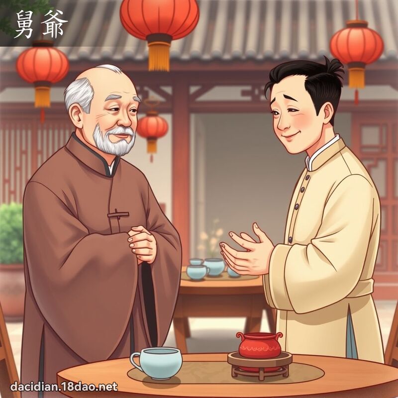 詞語: 舅爺 (多意詞)