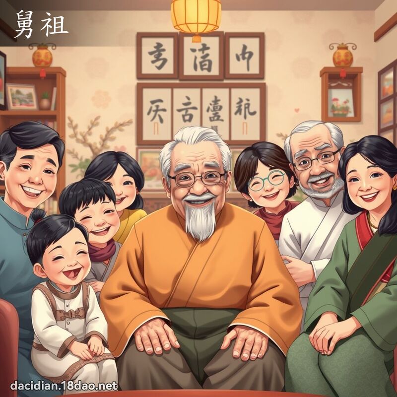 舅祖 - 國語大辭典配圖