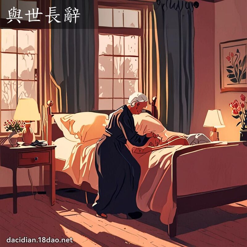 與世長辭 - 國語大辭典配圖