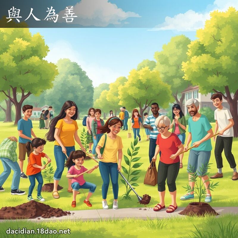 与人为善 - 国语大辞典配图