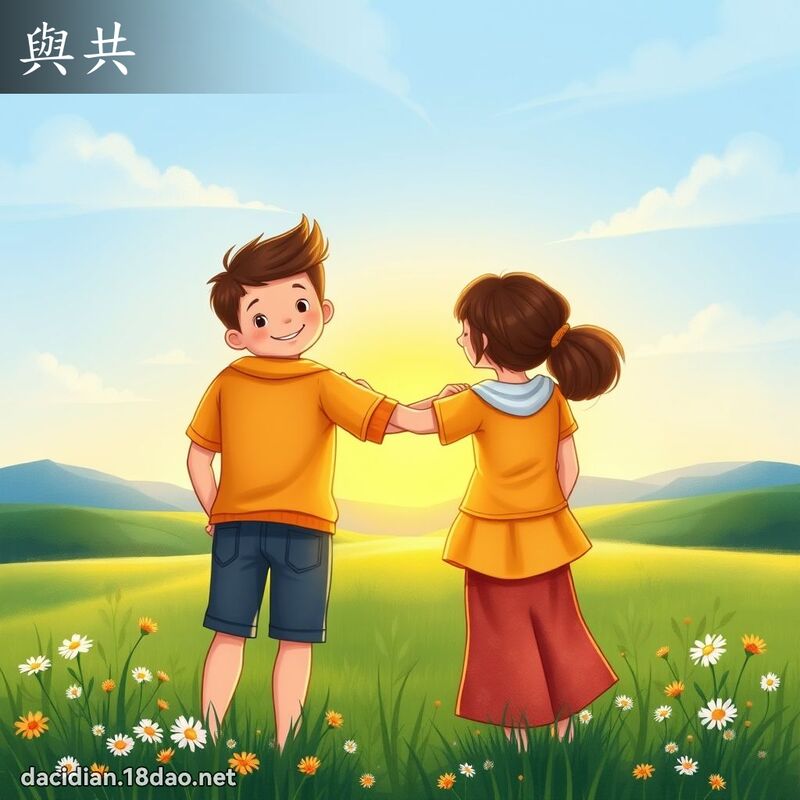 与共 - 国语大辞典配图