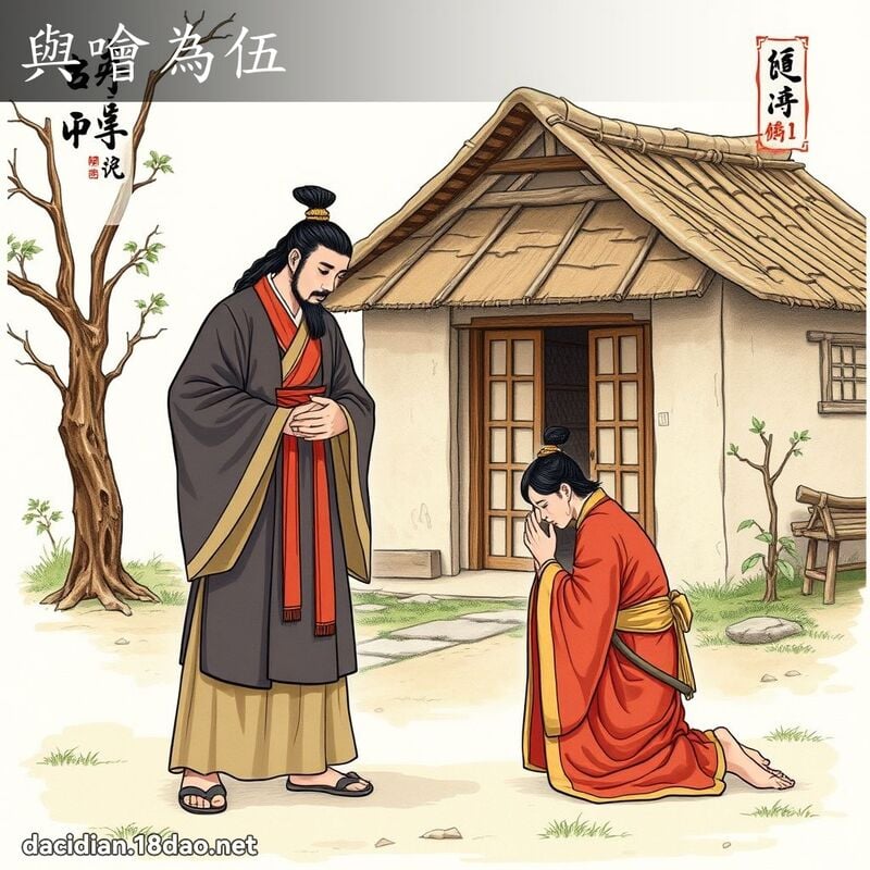 与噲为伍 - 国语大辞典配图