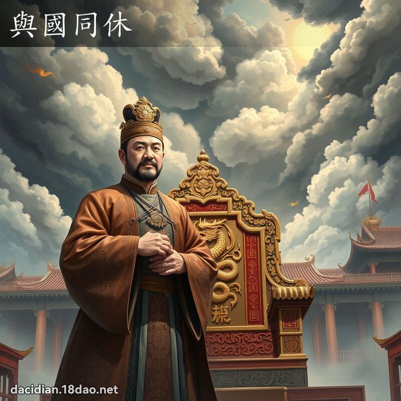 與國同休 - 國語大辭典配圖
