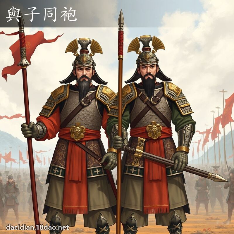 與子同袍 - 國語大辭典配圖