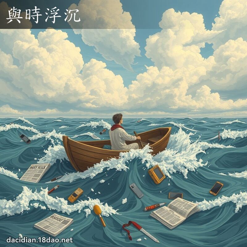 與時浮沉 - 國語大辭典配圖