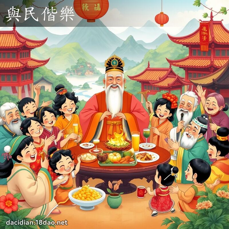 與民偕樂 - 國語大辭典配圖