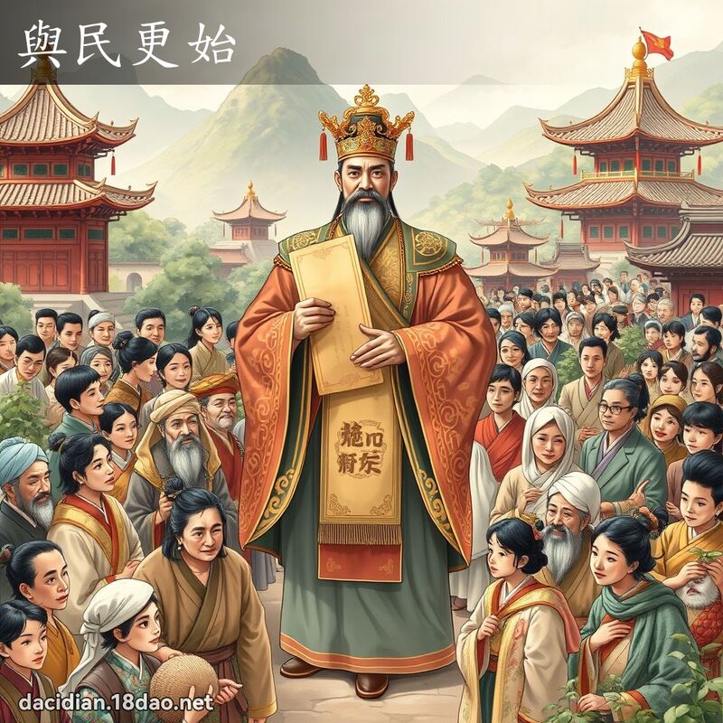 與民更始 - 國語大辭典配圖