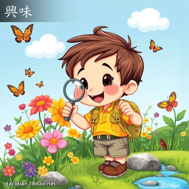 兴味 - 国语大辞典配图
