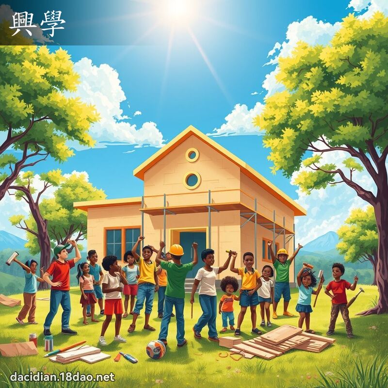 興學 - 國語大辭典配圖