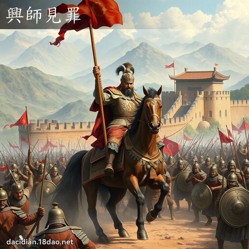 兴师见罪 - 国语大辞典配图