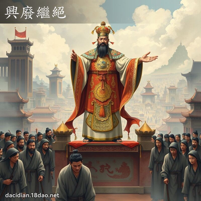 興廢繼絕 - 國語大辭典配圖