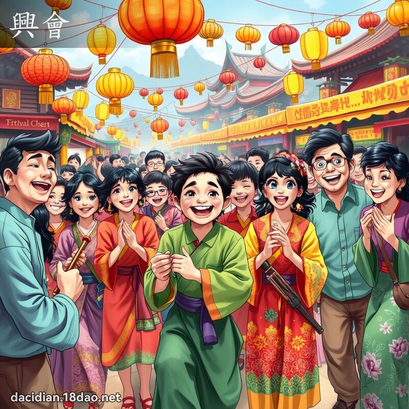 兴会 - 国语大辞典配图