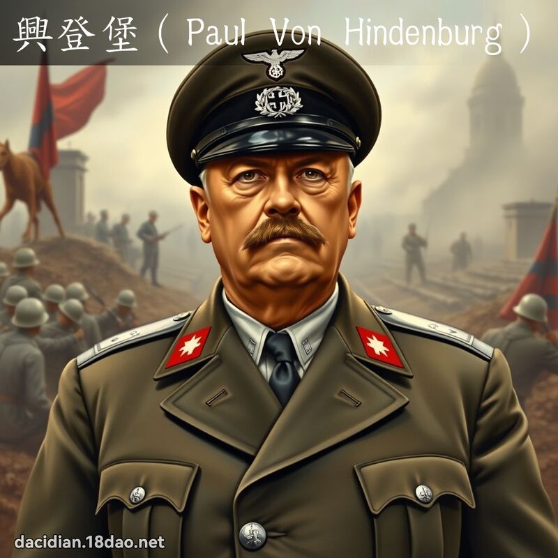 兴登堡（Paul Von Hindenburg） - 国语大辞典配图
