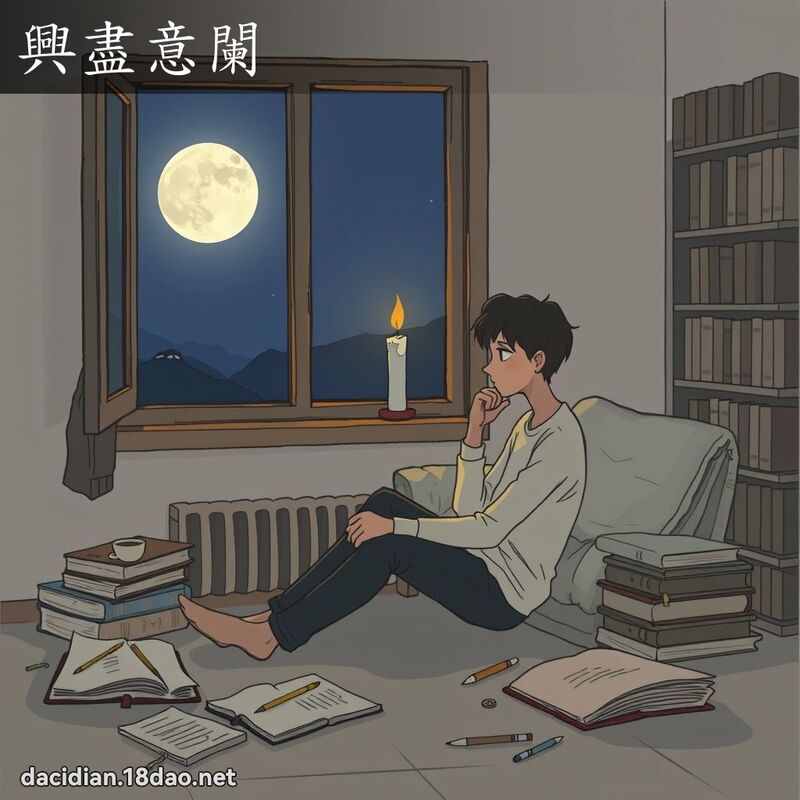 兴尽意阑 - 国语大辞典配图