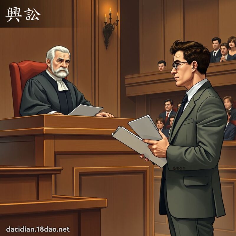 興訟 - 國語大辭典配圖